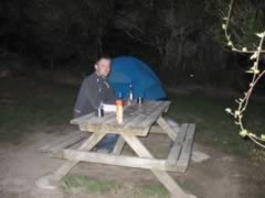 Looking a bit tired and dirty on the last night
