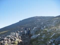Path starting to get pretty rocky now