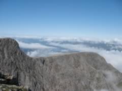 Looking around from the top