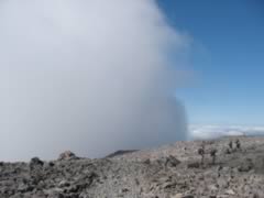 Weather moving in quickly