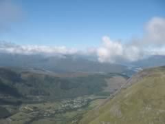 View down the valley