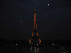 Eiffel Tower at night