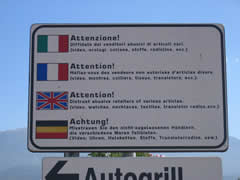 Warning sign