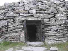 Entrance to the cairn