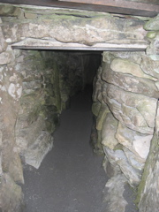 Inside the cairn