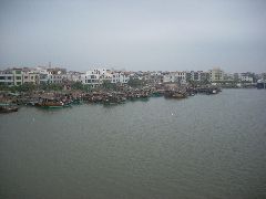 Old-style Chinese boats
