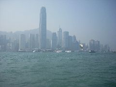 HK Harbour through the haze