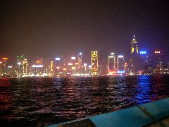 Hong Kong by night