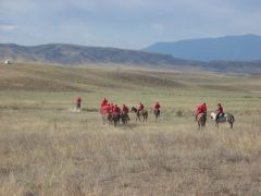 Kazakh horsemen