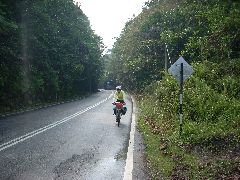 Nic riding in Malaysia