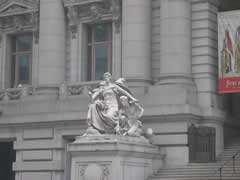 Customs House Statue