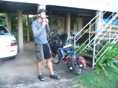 About to head off from Darwin