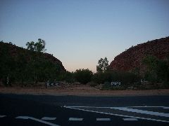 Gap through McDonnell Range