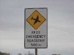 Emergency Airstrip on road
