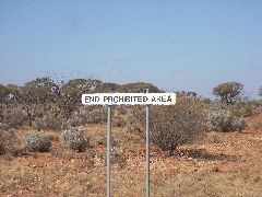 End Prohibited Area