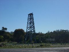 Oil rig monument