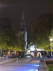 Christchurch Cathedral at night