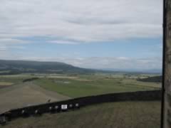 Looking out across the plain
