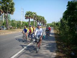 Riding with the Trang Bike Club